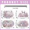 4pcs Diamond Painting Kits Round Hairpins, Special Shape Diamond Art Craft Kit, Pink Swan Pattern Handicraft, Elegant Chinese Twist Rod Wooden DIY Hair Clip with for Festivals, Daily Wear Parties
